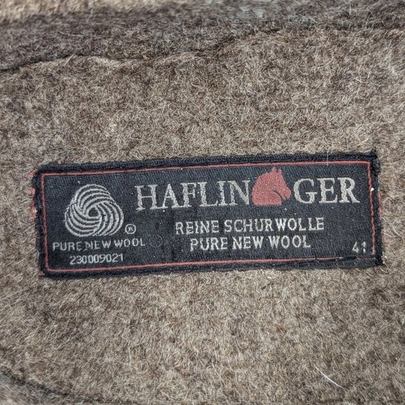 Haflinger Wool Classic Clogs Slippers Size 41 EU (10 US Womens ) Tan - Picture 3 of 6